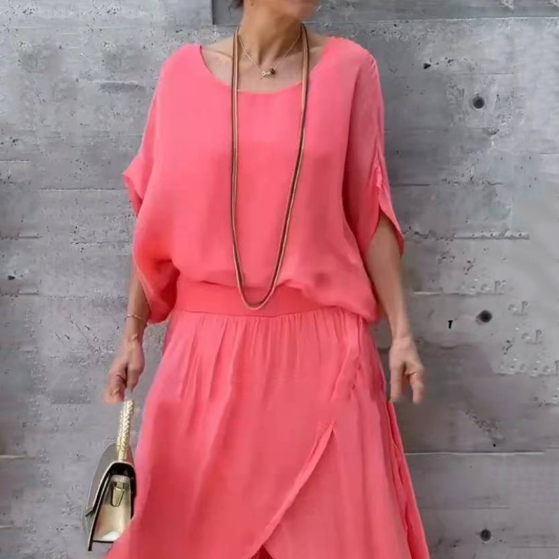 Luna - Elegant To-delt Chiffon Sæt