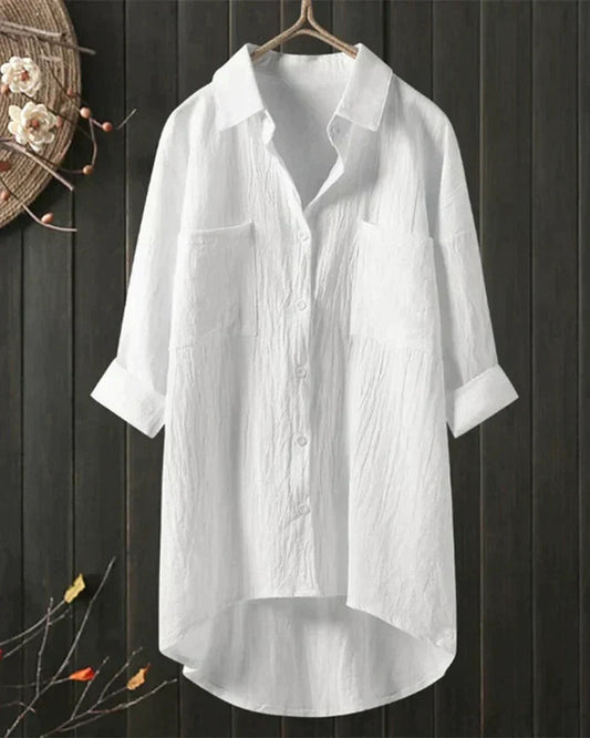 Lydia | Elegant Linneblus för Kvinnor