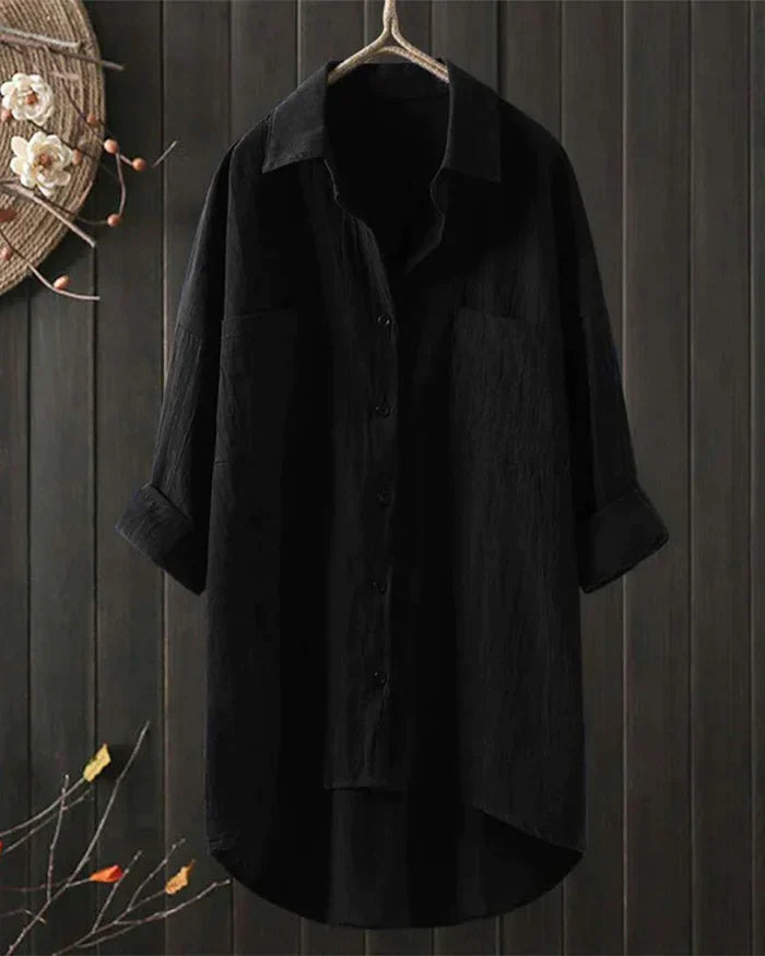 Lydia | Elegant Linneblus för Kvinnor
