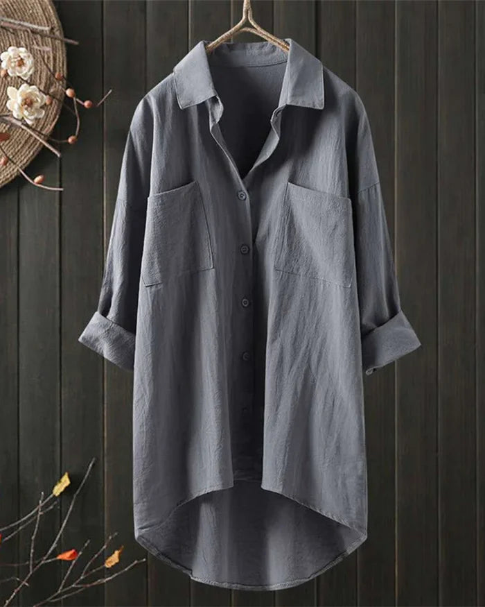 Lydia | Elegant Linneblus för Kvinnor