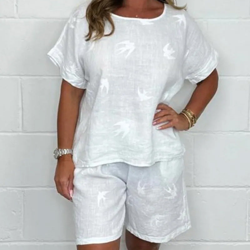 Breezy Elegance - Stilrent Tvådelat Set