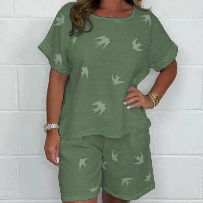 Breezy Elegance - Stilrent Tvådelat Set