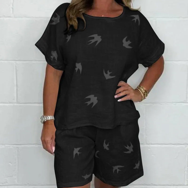 Breezy Elegance - Stilrent Tvådelat Set