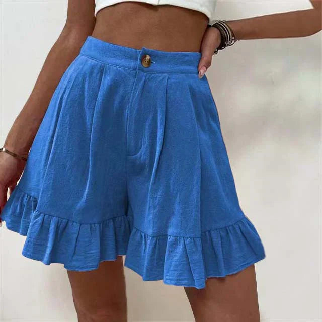 Mira - Stilfulde Ensfarvede Shorts