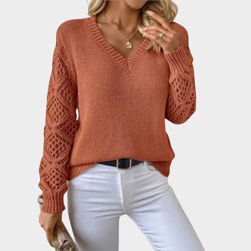 Luna – Elegant stickad topp för alla tillfällen