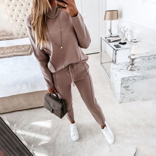 Elegant loungesset med sweatshirt och byxor – Din stilsäkra väg till avkoppling