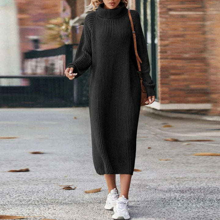 Elysia | Chic och Värmande Stickad Klänning