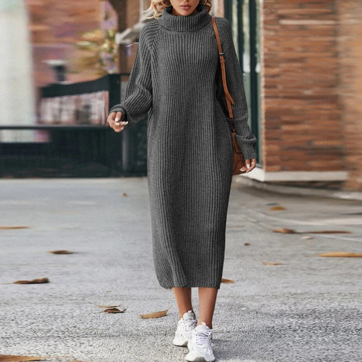 Elysia | Chic och Värmande Stickad Klänning