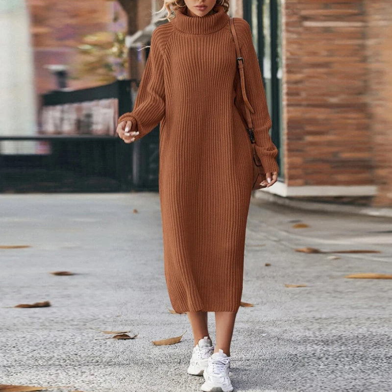 Elysia | Chic och Värmande Stickad Klänning