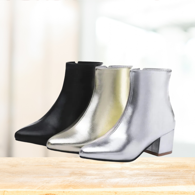 Glitrande silverstövlar för dam – skapa din unika look