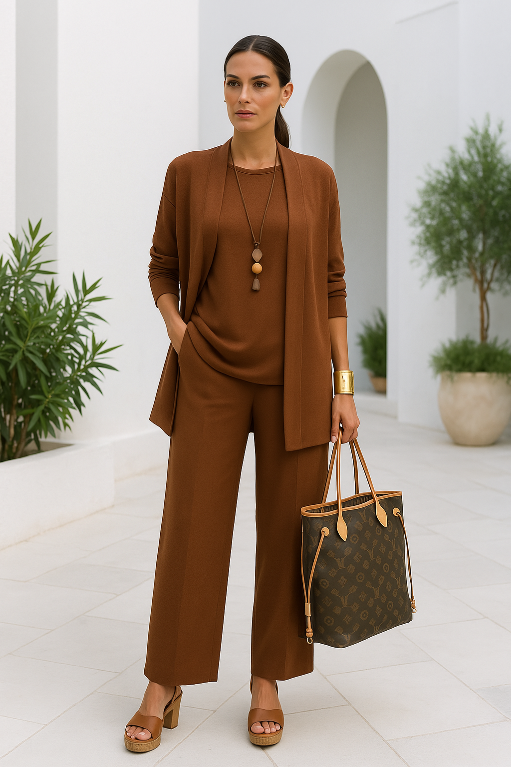 Koordinerat Set för Dam – Tredelat Outfit