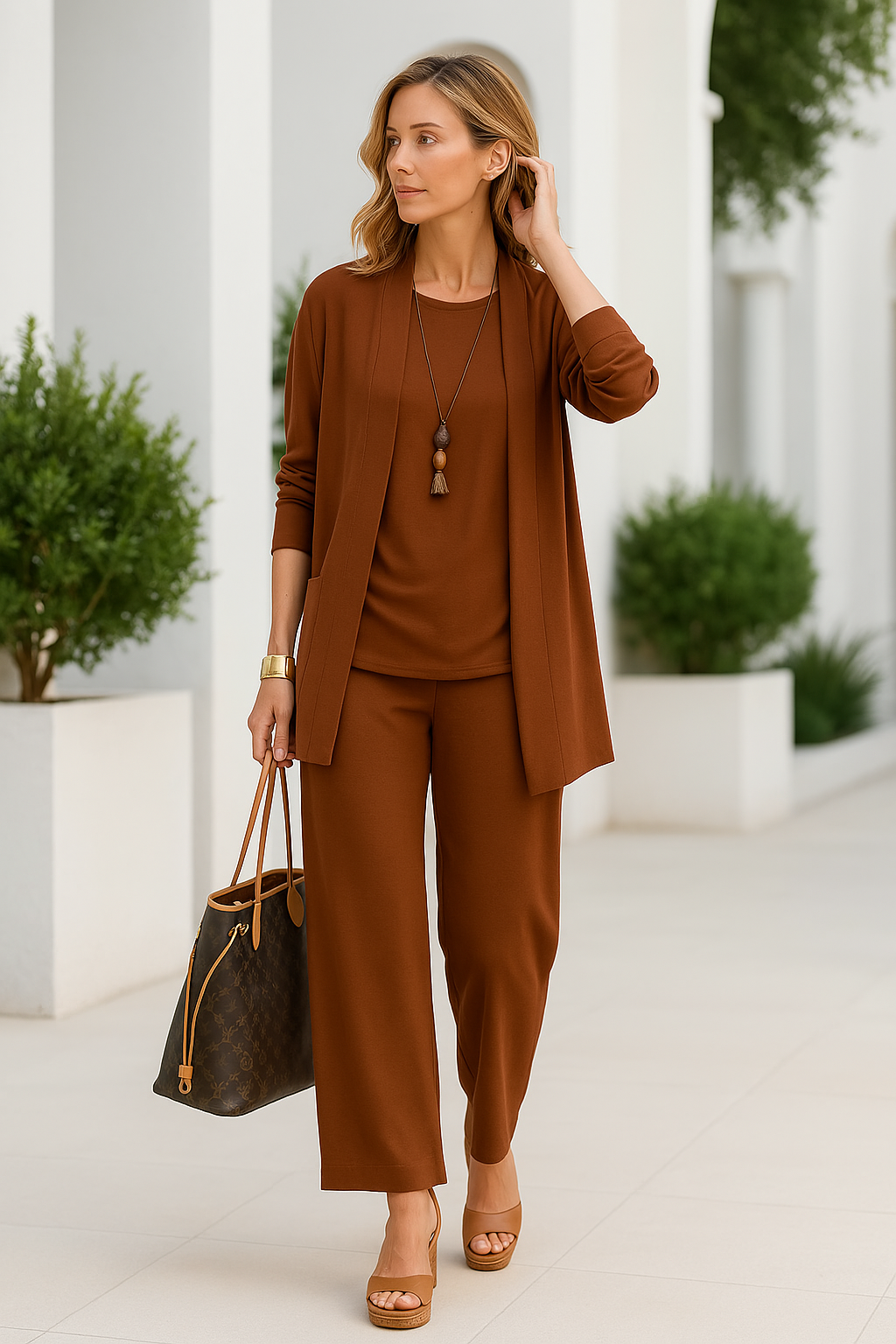 Koordinerat Set för Dam – Tredelat Outfit