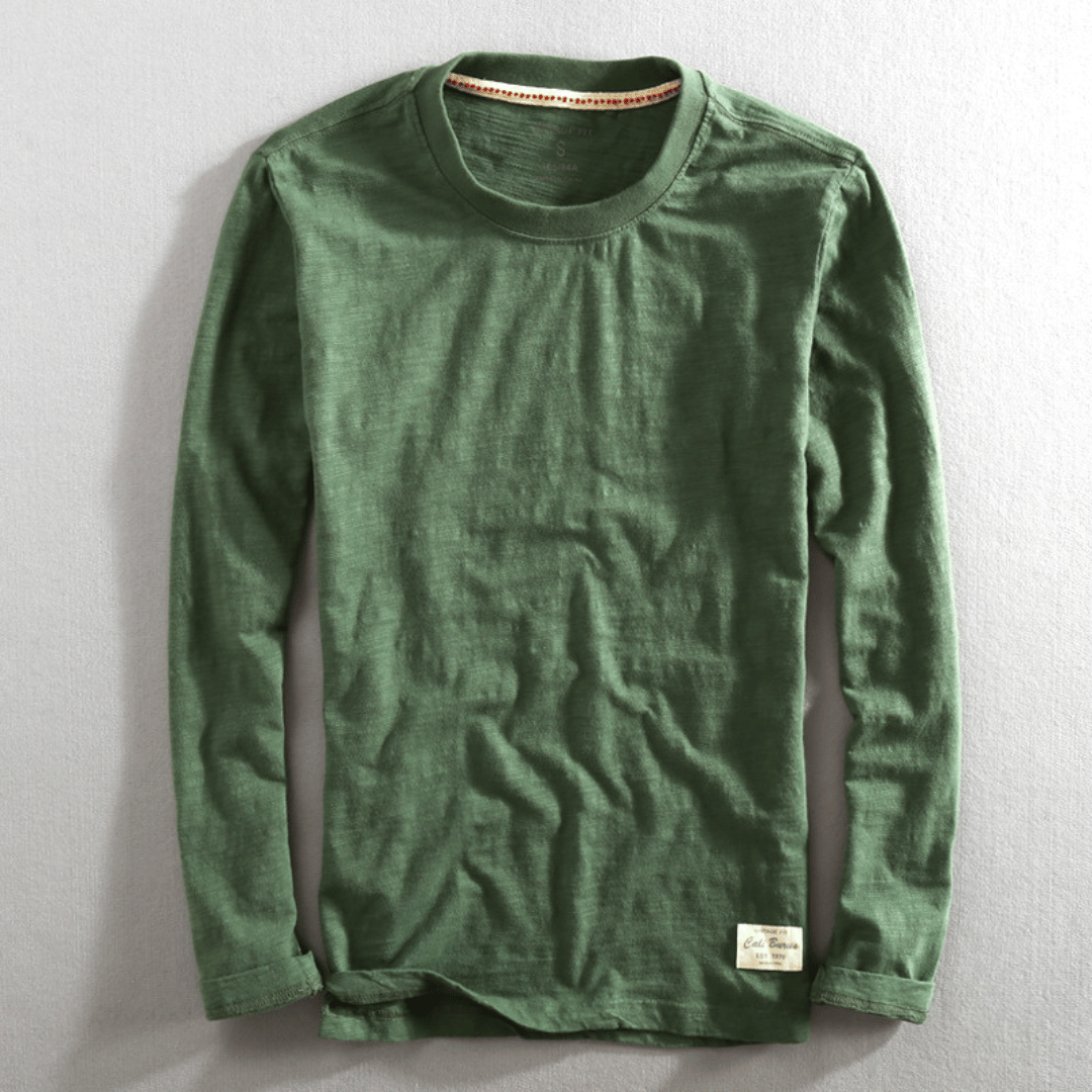Elysian | Lyxigt långärmat T-shirt i ekologisk bomull