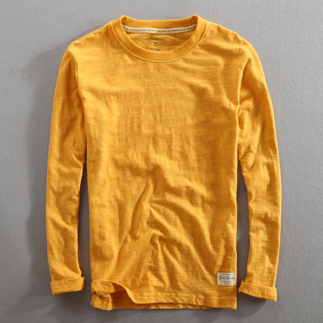 Elysian | Lyxigt långärmat T-shirt i ekologisk bomull