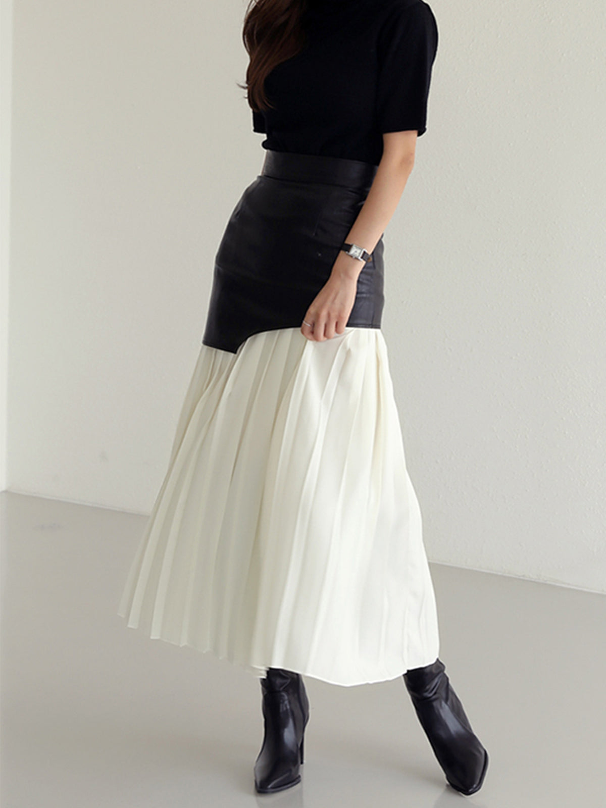 Vera | Asymmetrisk Midi Kjol för Sommarens Stil
