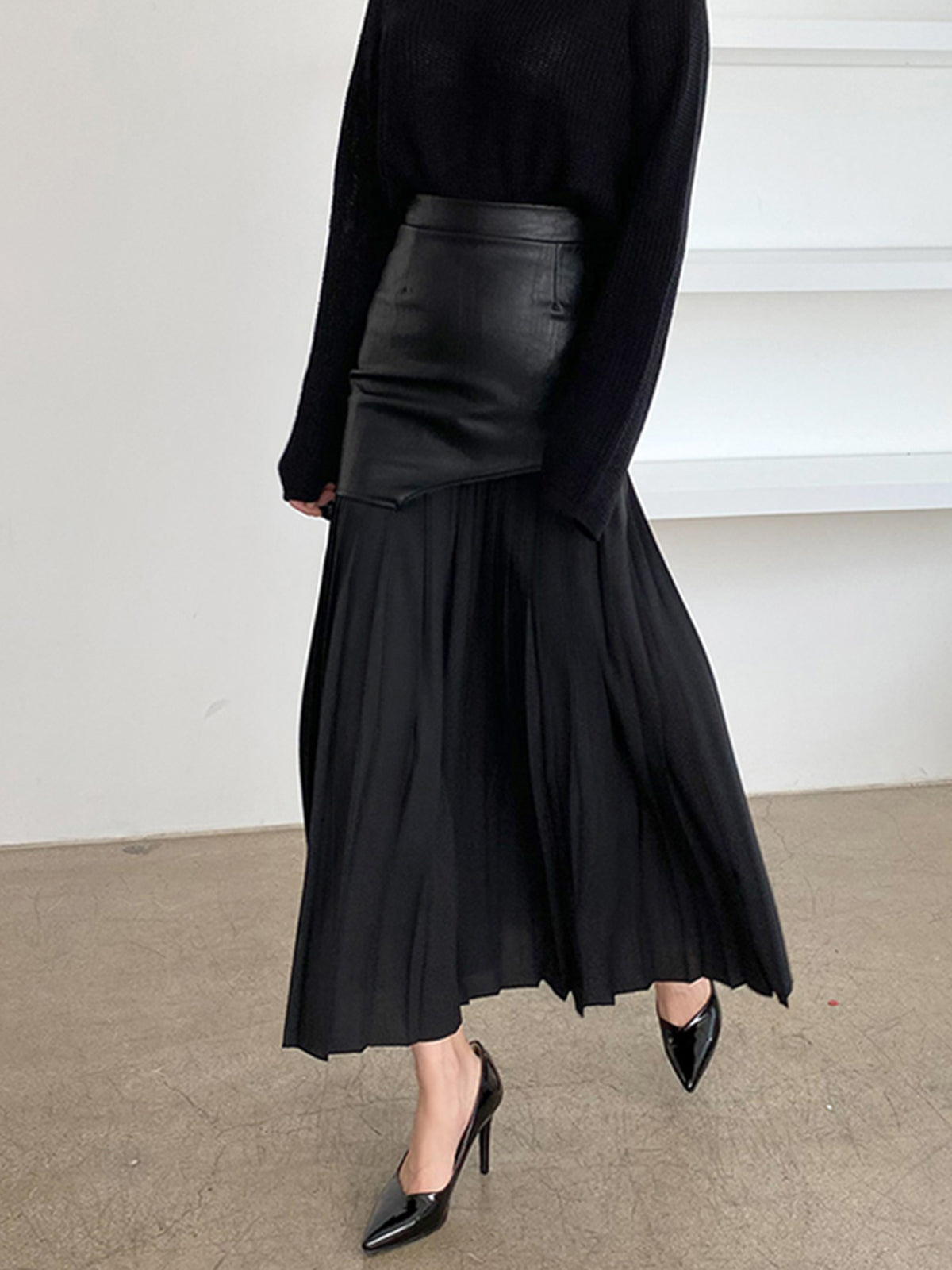 Vera | Asymmetrisk Midi Kjol för Sommarens Stil
