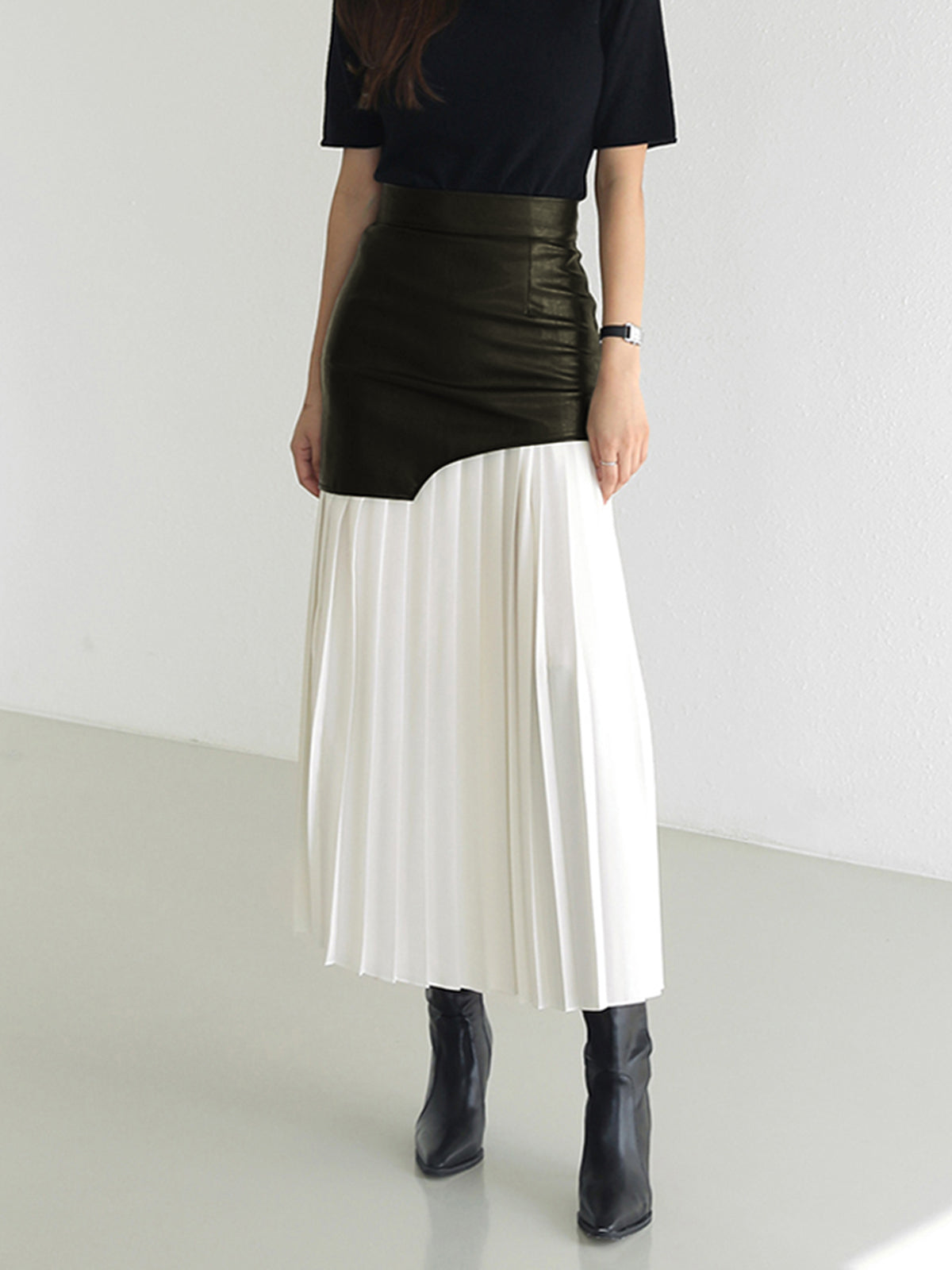 Vera | Asymmetrisk Midi Kjol för Sommarens Stil