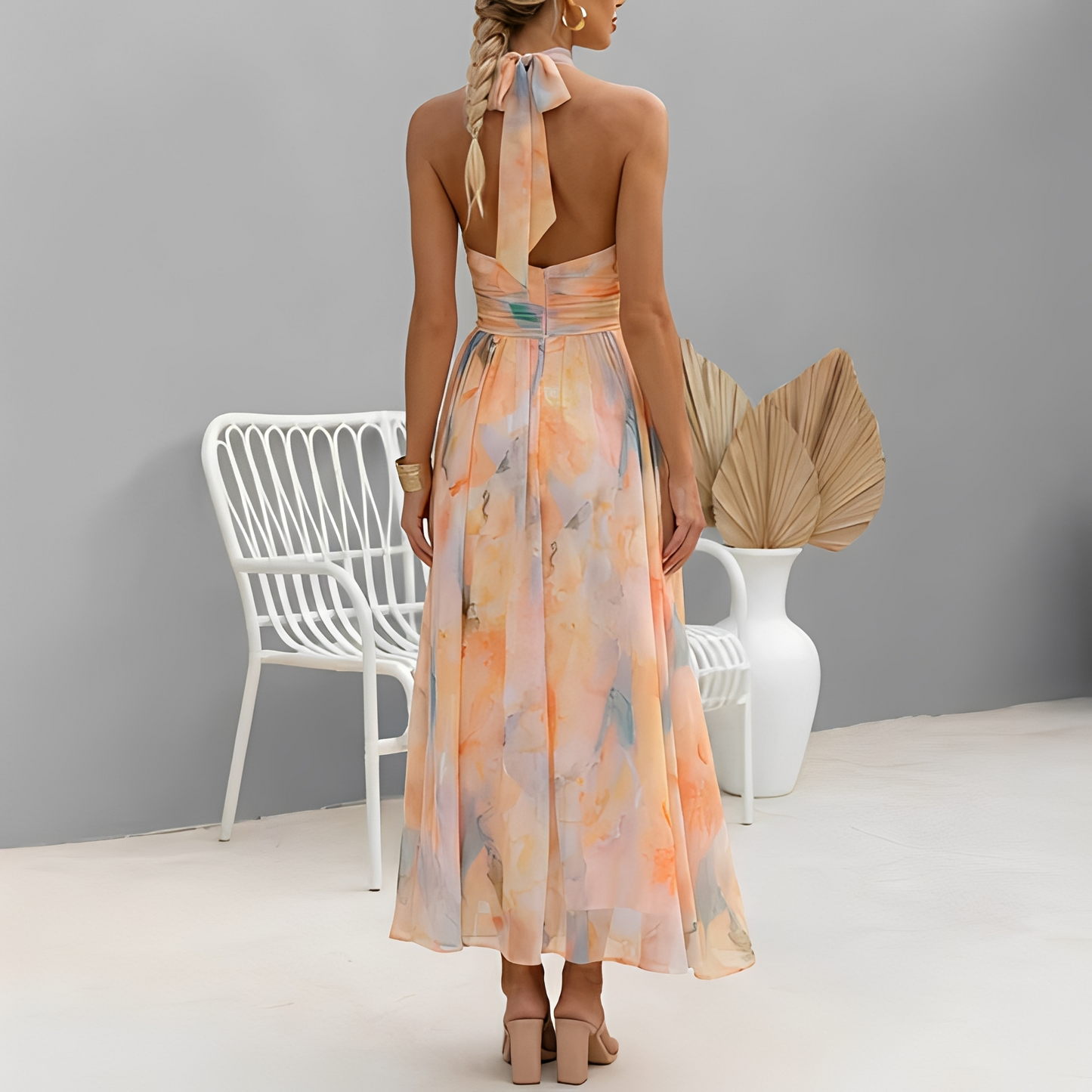 Eleganta Chiffonklänningen för en Strålande Look