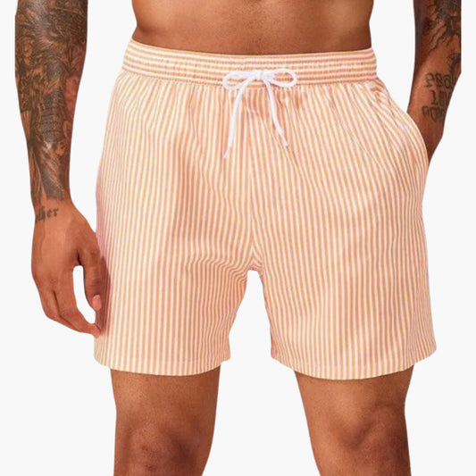Randiga Badshorts för Herrar