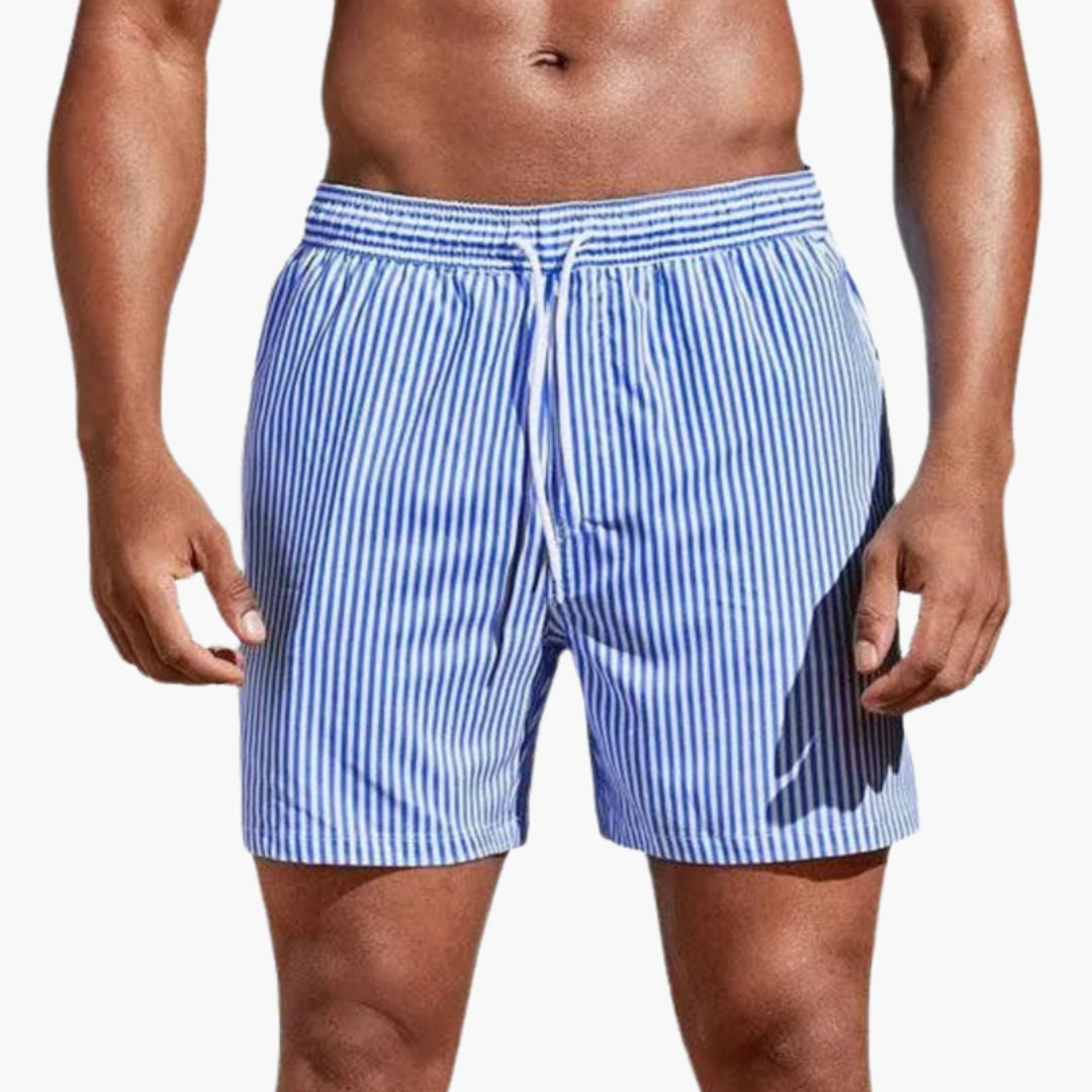 Randiga Badshorts för Herrar