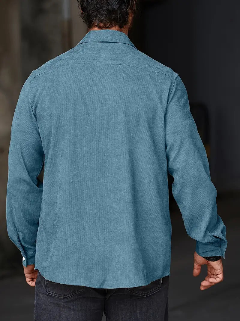 Elegant Langærmet Skjorte med Knaplukning