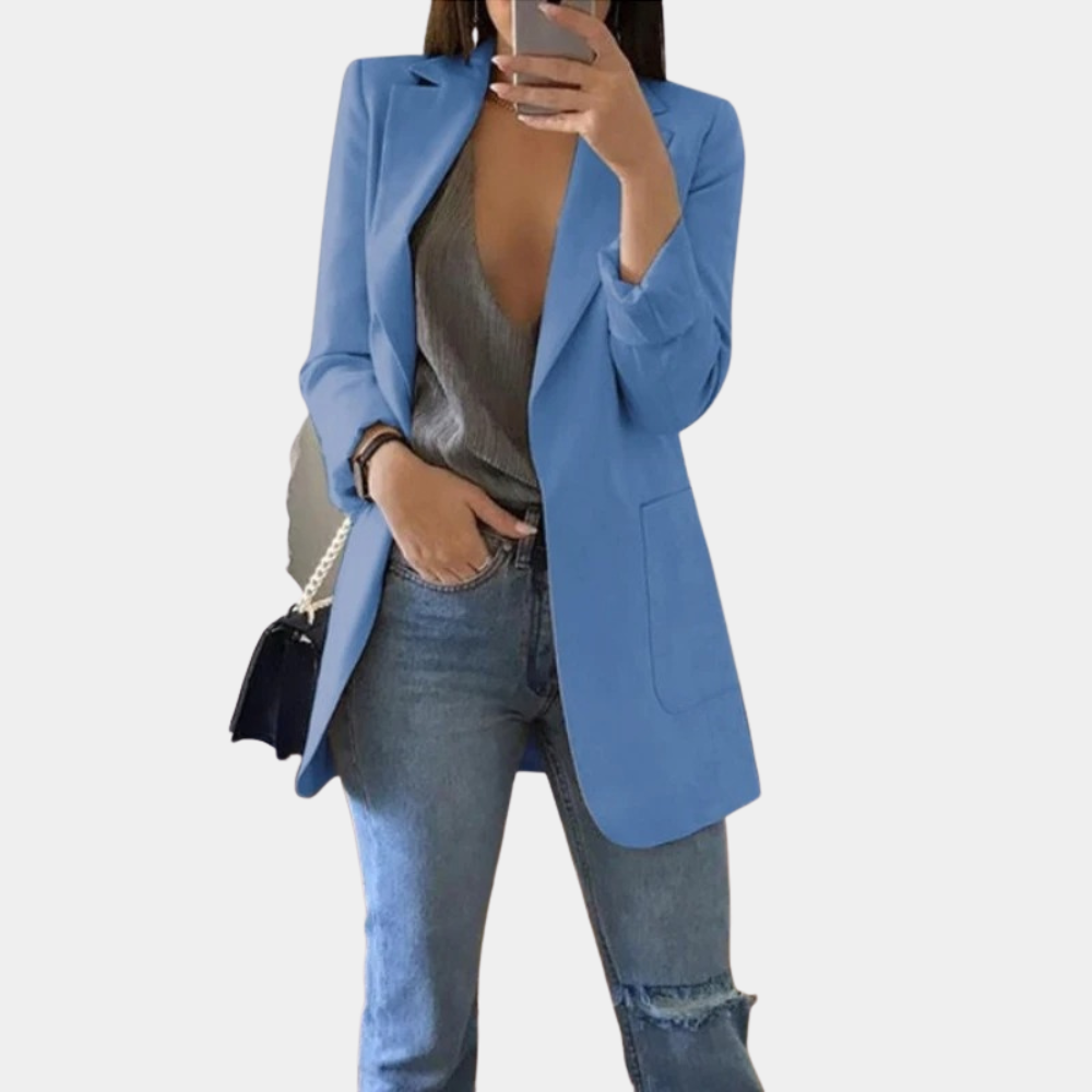 Sophie – Elegant Lang Blazer til Dame