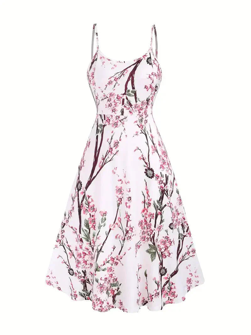 Flora - Elegant 2-delad Klänning för Våren