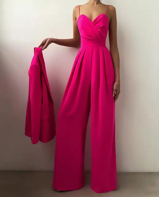 Luna | Lyxig Jumpsuit med Vid Ben