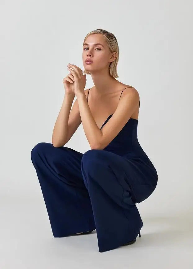 Luna | Lyxig Jumpsuit med Vid Ben