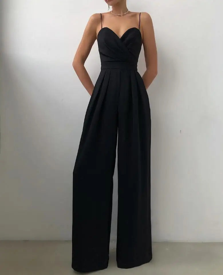 Luna | Lyxig Jumpsuit med Vid Ben