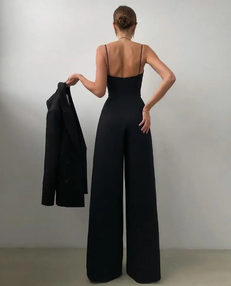 Luna | Lyxig Jumpsuit med Vid Ben