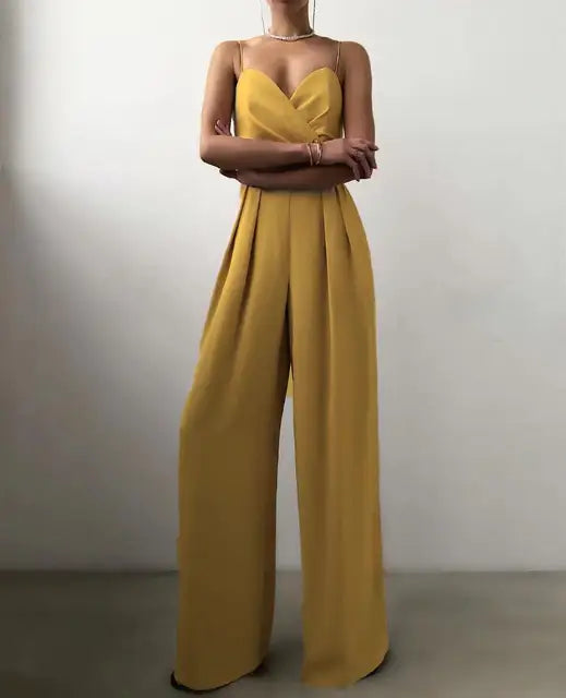 Luna | Lyxig Jumpsuit med Vid Ben
