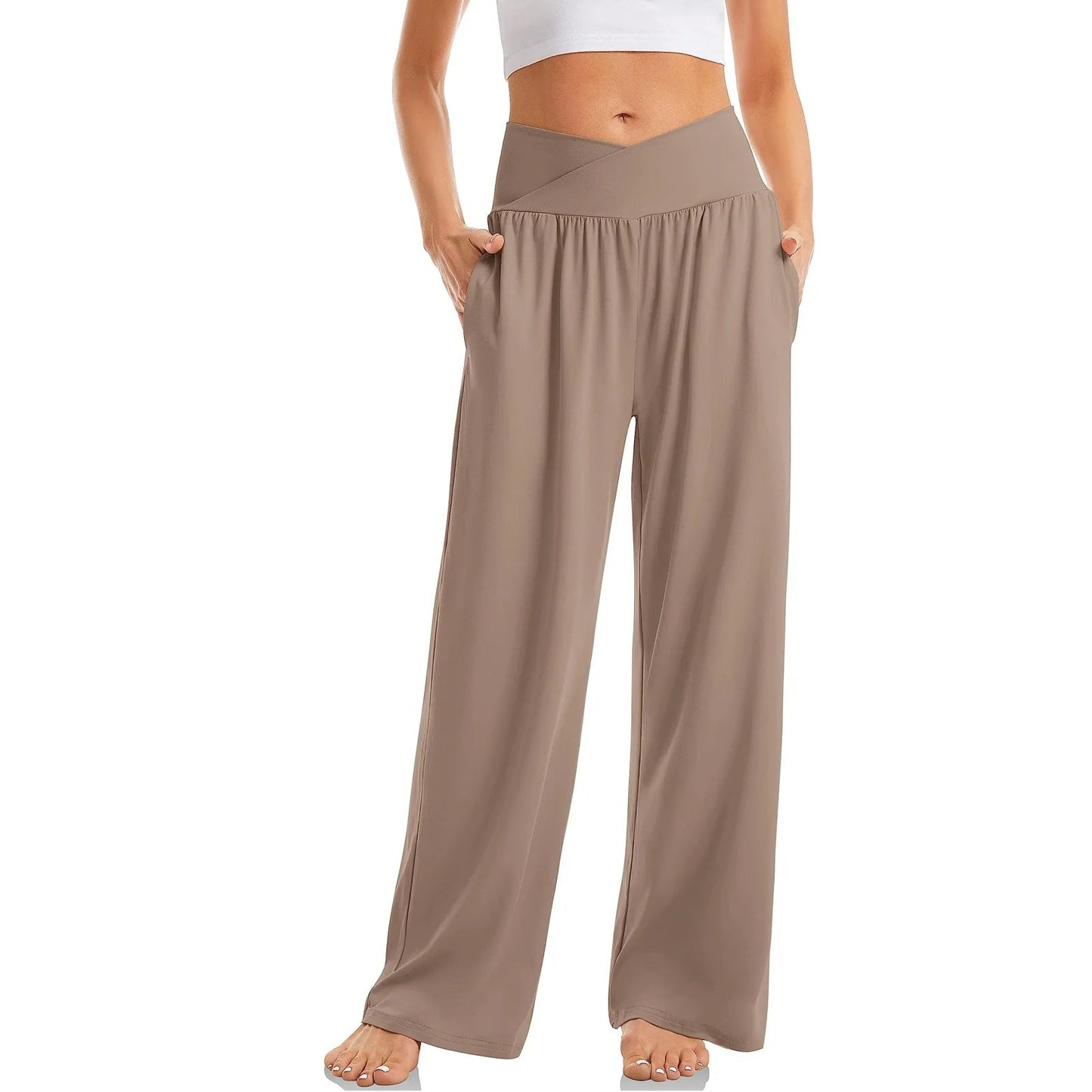 Dahlia | Högmidjade Stretch-Yogabyxor för Damer