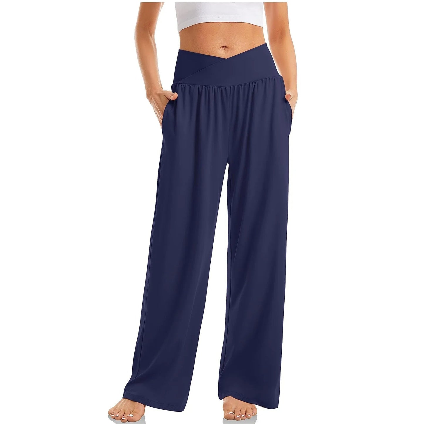 Dahlia | Högmidjade Stretch-Yogabyxor för Damer