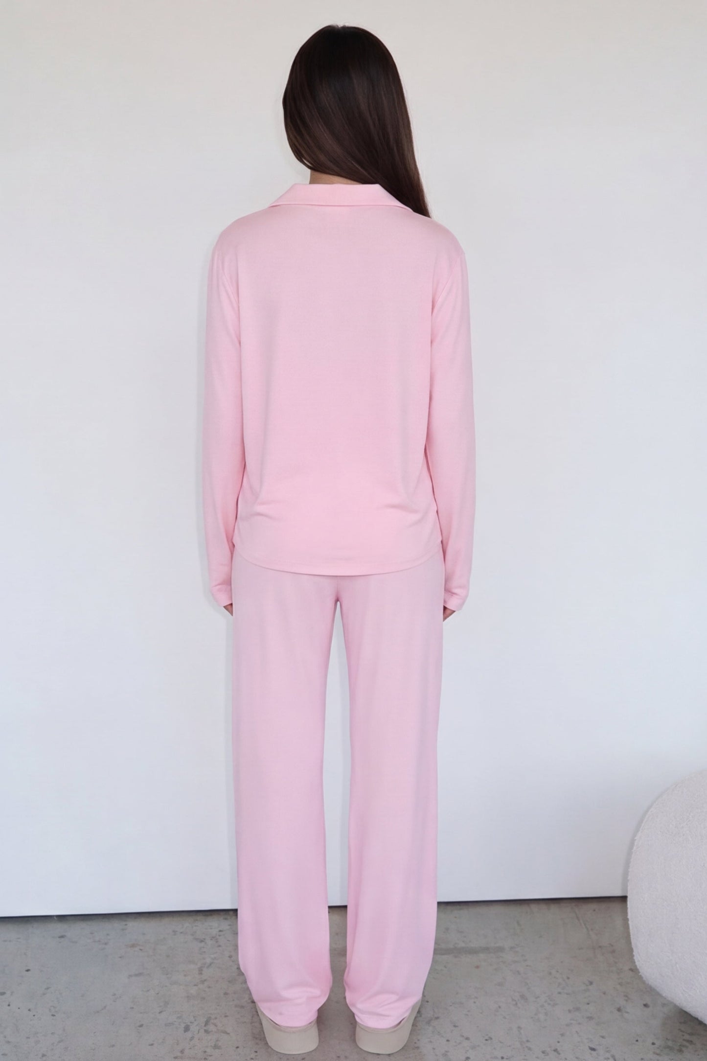 Luna | Lyxigt och mjukt Pyjamapaket med vida ben och långa ärmar