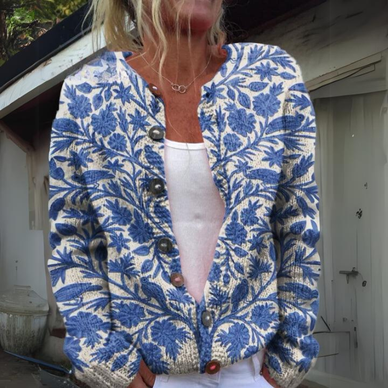 Flora – Blazer med Blomsterprint