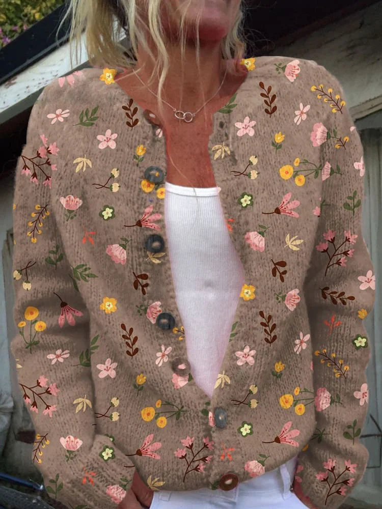 Flora – Blazer med Blomsterprint