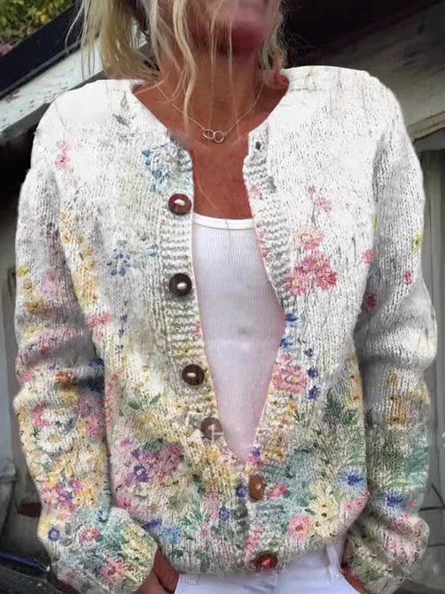 Flora – Blazer med Blomsterprint