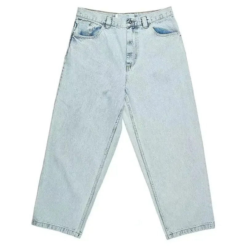 Skaterstilbyxor för Män | Breda Oversized Jeans för Äventyr