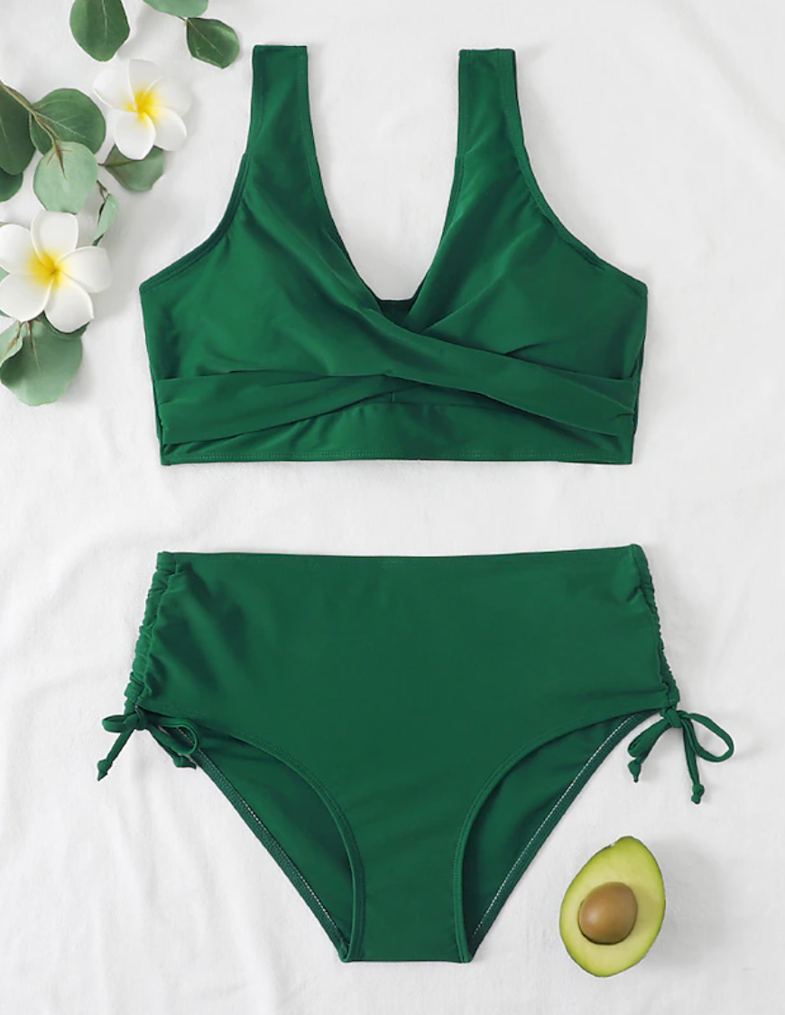 Bikini med Hög Midja – Enkel och Stilren Design