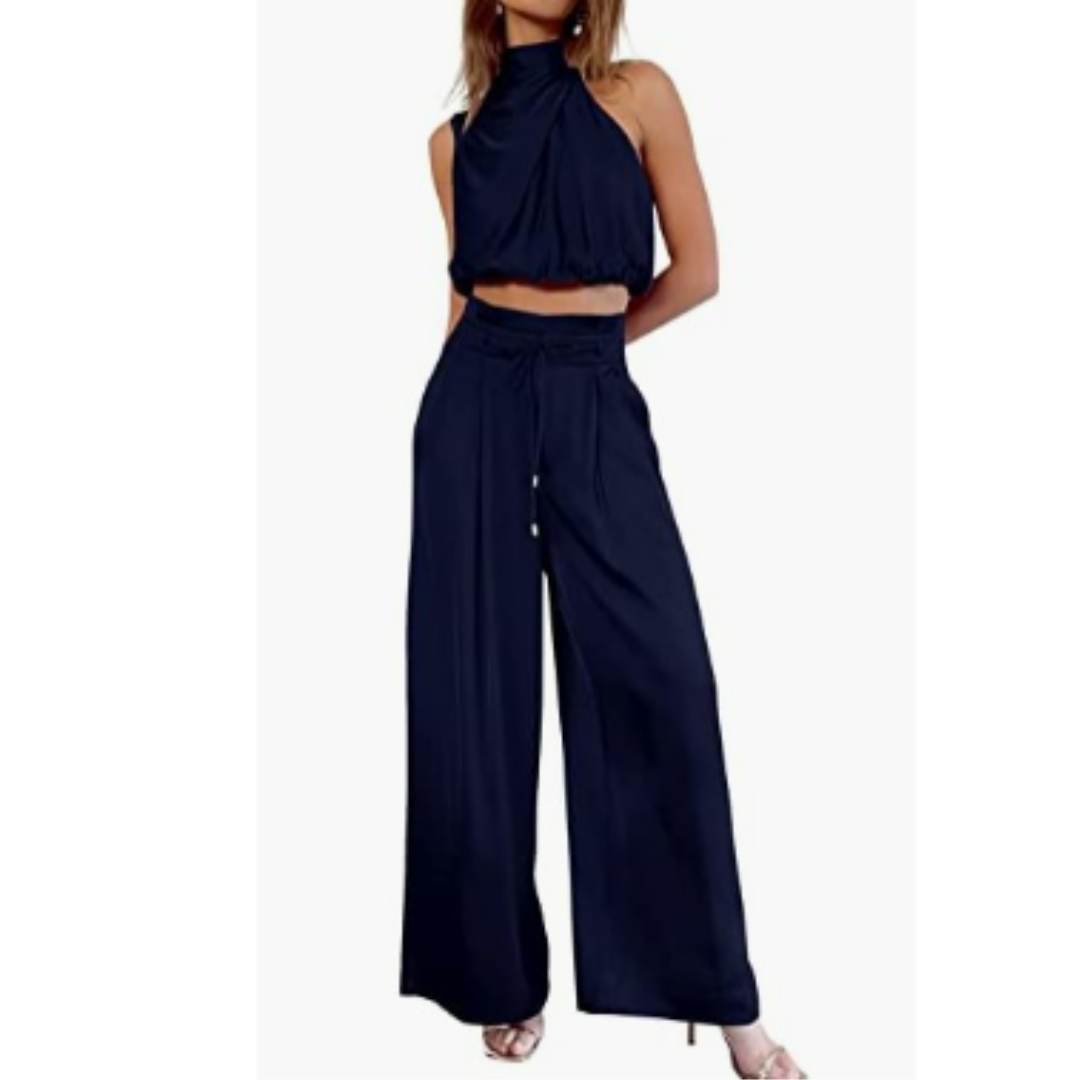 Livia | Eleganta Jumpsuit med Flödande Ben