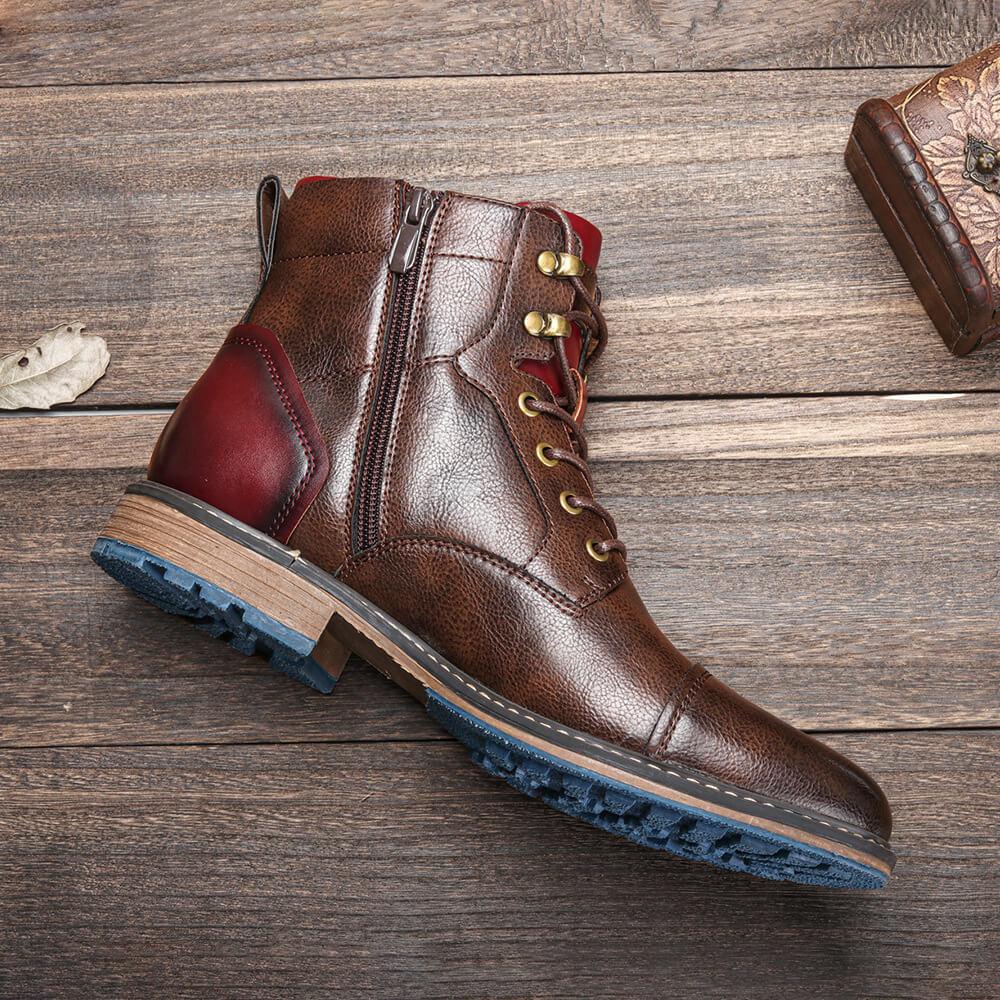 Luxe Læder Oxford Støvler – Håndlavet Elegance