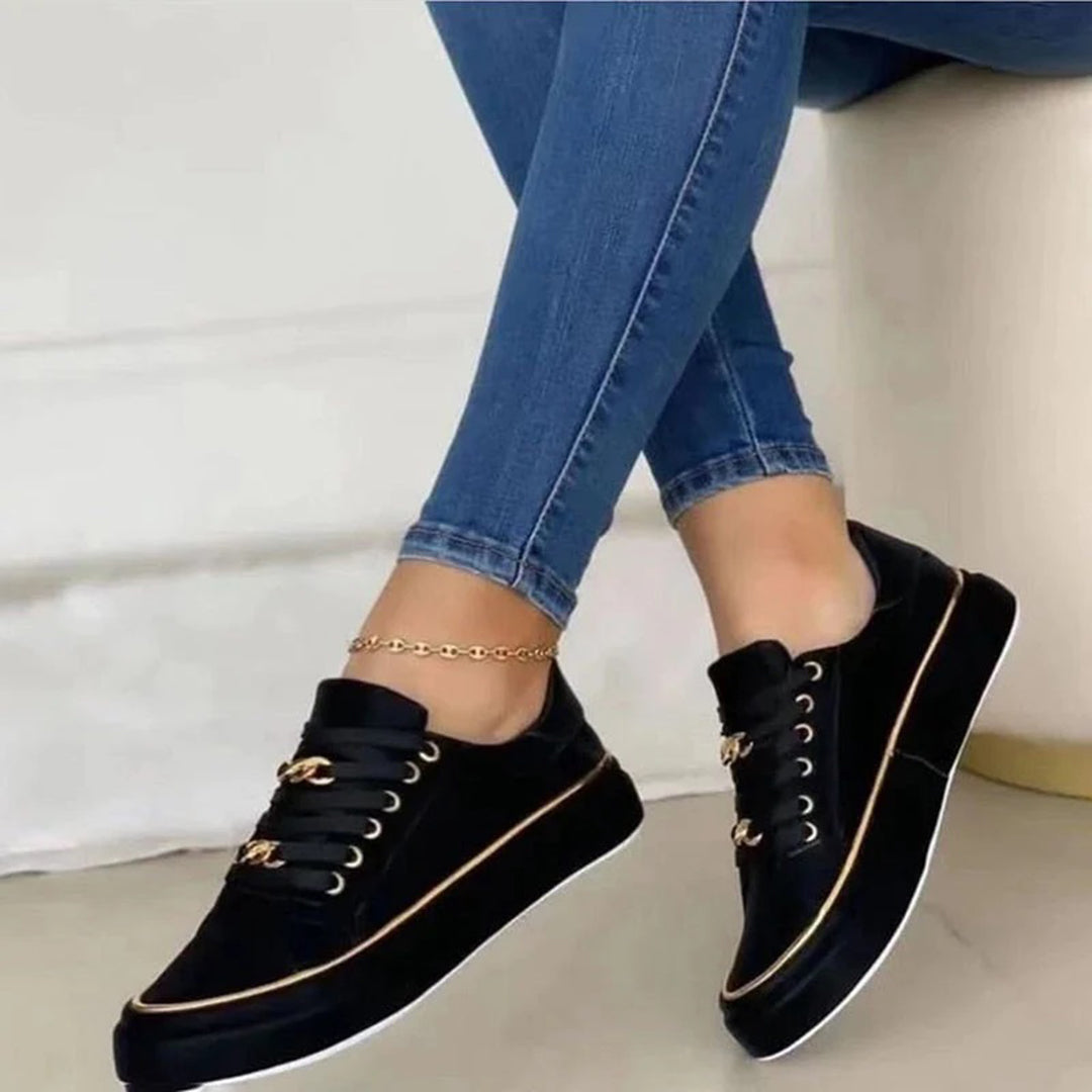 Tjocksulade Sneakers för Dam - Hanna Modell