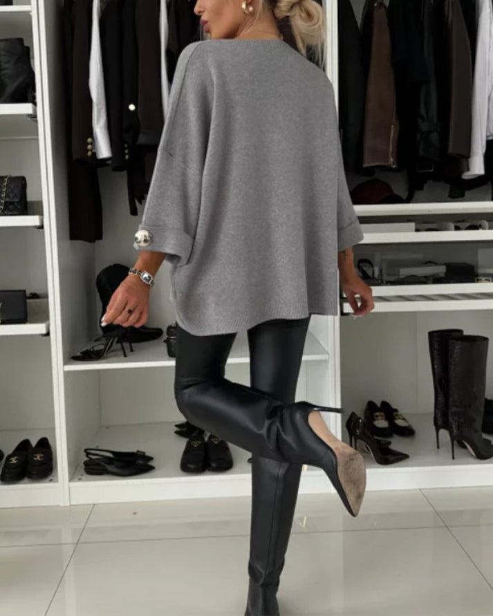 Elegans i vardagen – Knäppt Pullover