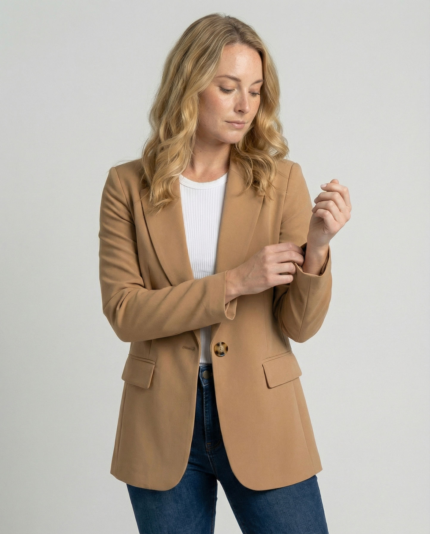 Elegant enradig kavaj för damer