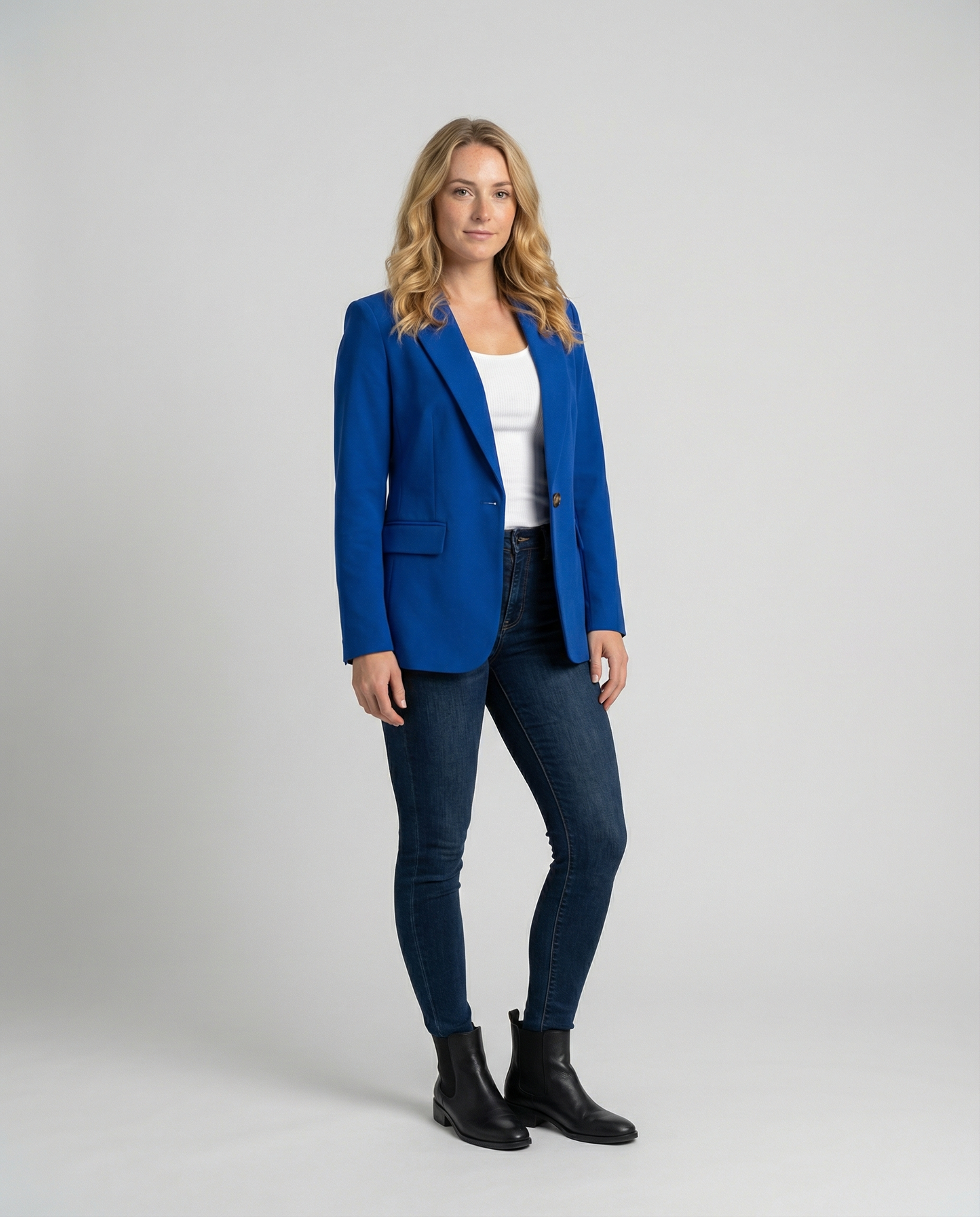 Elegant enradig kavaj för damer