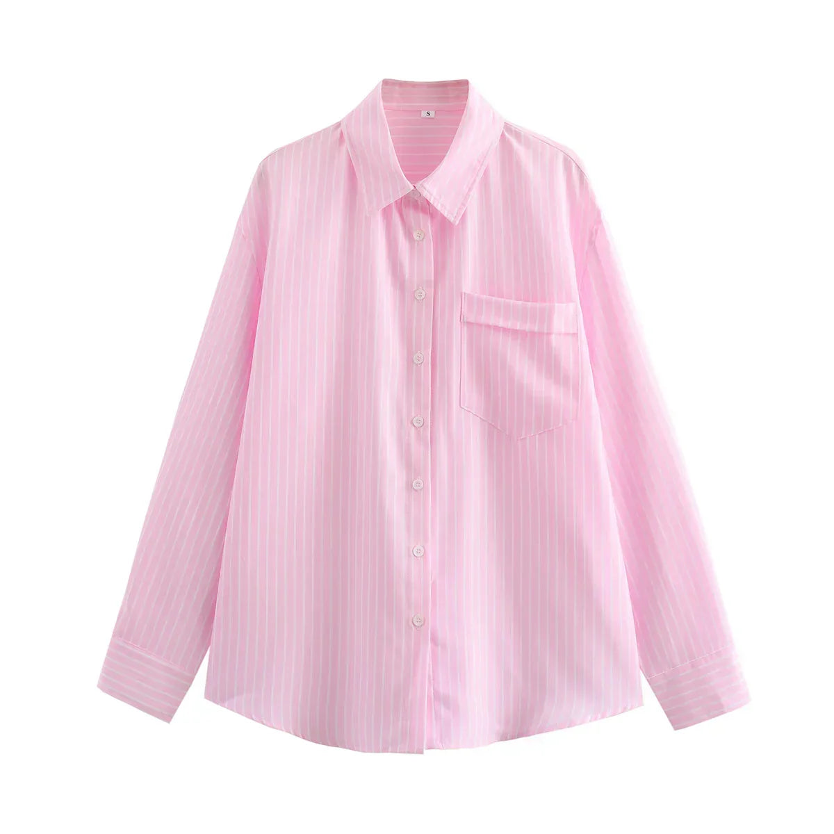 Stilren Oversize Blus | Randig & Avslappnad