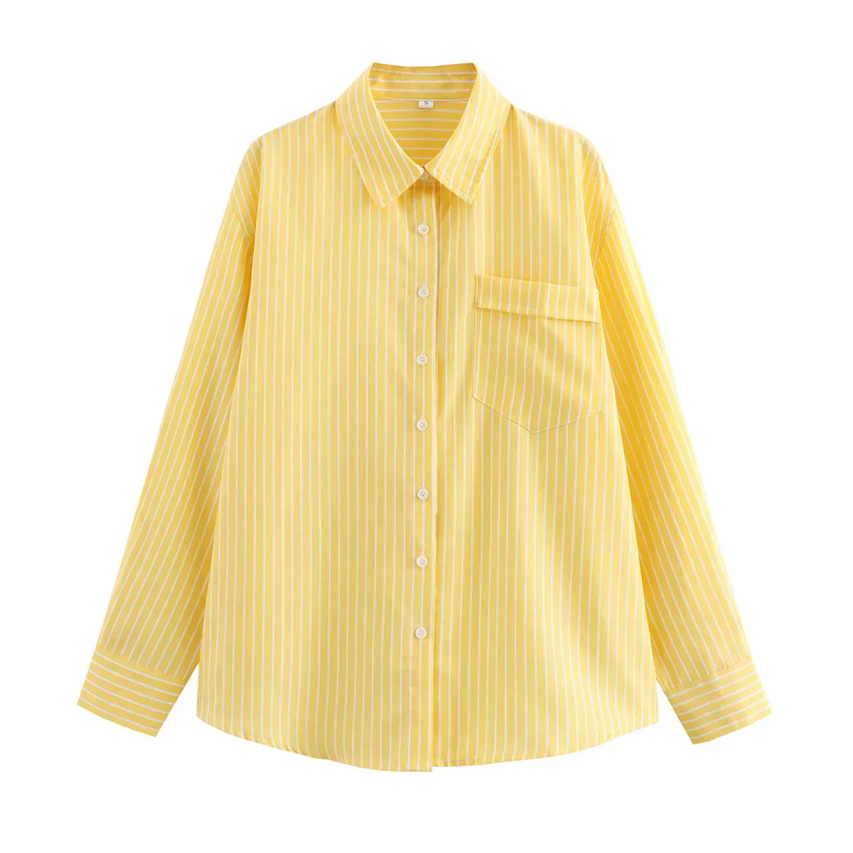 Stilren Oversize Blus | Randig & Avslappnad