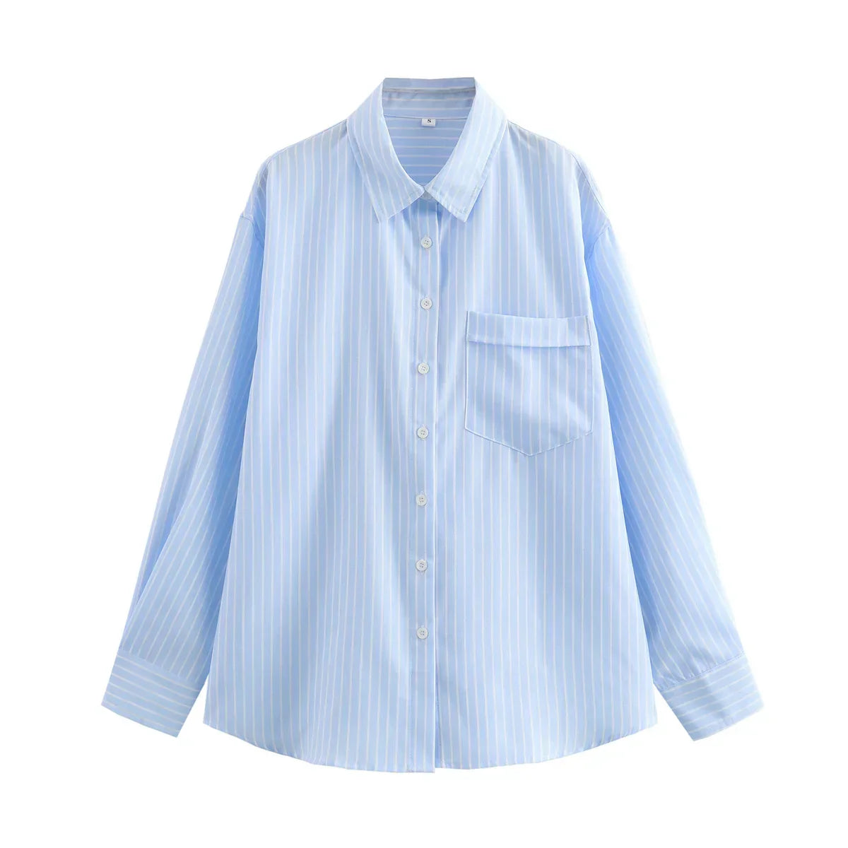 Stilren Oversize Blus | Randig & Avslappnad