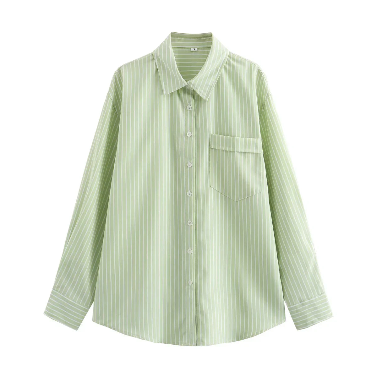 Stilren Oversize Blus | Randig & Avslappnad
